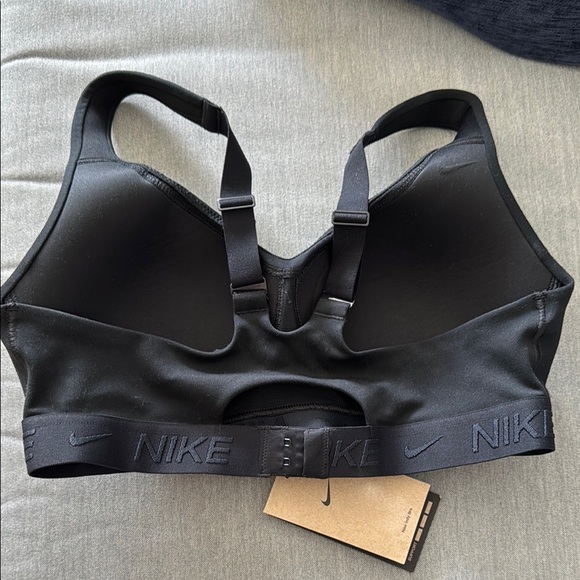 Nike Black Sports Bra Moisture-Wicking Racerback - Picture 3 of 4